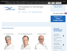 Tablet Screenshot of ortho-group.de
